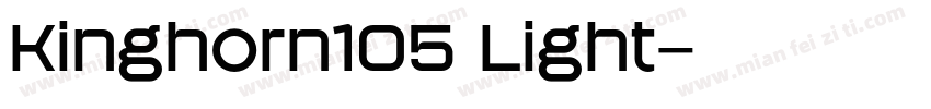 Kinghorn105 Light字体转换